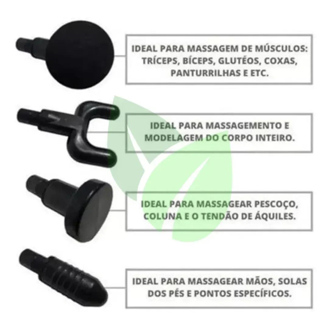 Pistola de Masaje Portátil para Aliviar Dolor, Estrés y Tensión - BodyLix